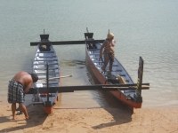 Maori war canoe