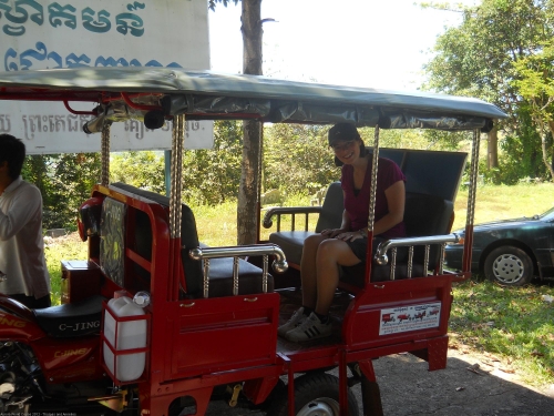 In de tuk-tuk