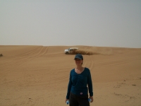 In de woestijn...