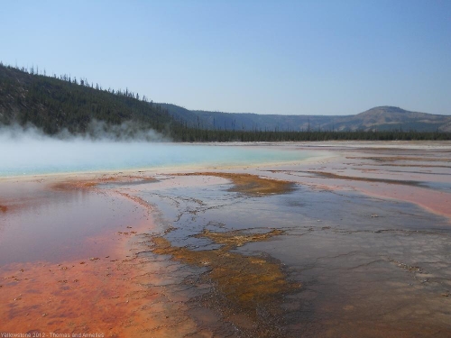 De Grand Prismatic van op de grond