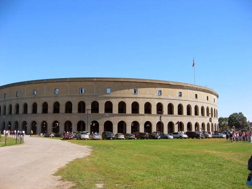 Het sportstadion van Harvard