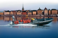 Met de speedboot door Stockholm