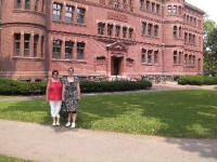 Moeder en dochter aan Harvard