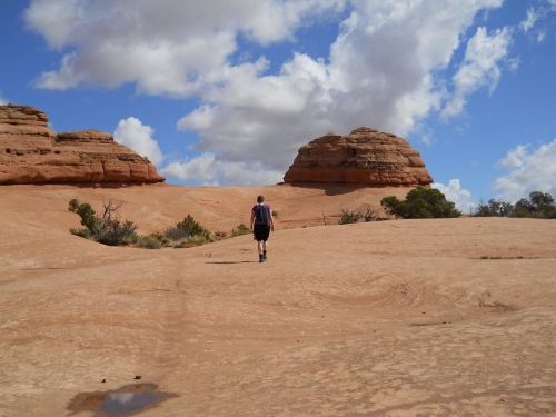 Pad naar Delicate Arch